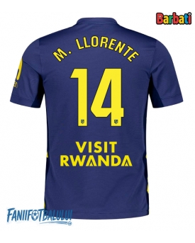 Atletico Madrid Marcos Llorente #14 Tricou Fotbal Replică 2025-26 Barbati Deplasare
